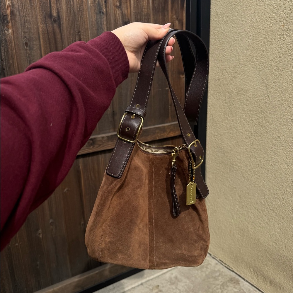 Coach Suede Bag